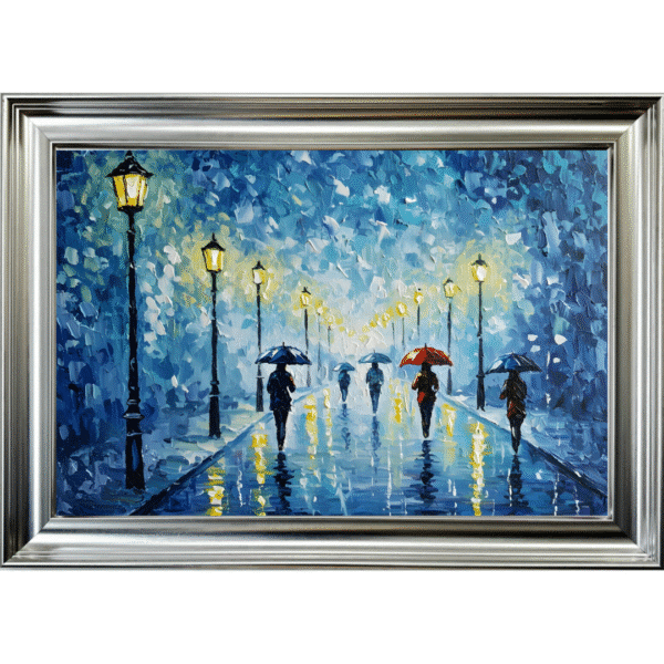 Evening Rain - Framed Wall Art