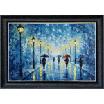 Evening Rain - Framed Wall Art