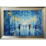 Evening Rain - Framed Wall Art