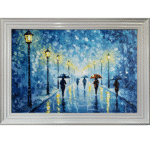 Evening Rain - Framed Wall Art