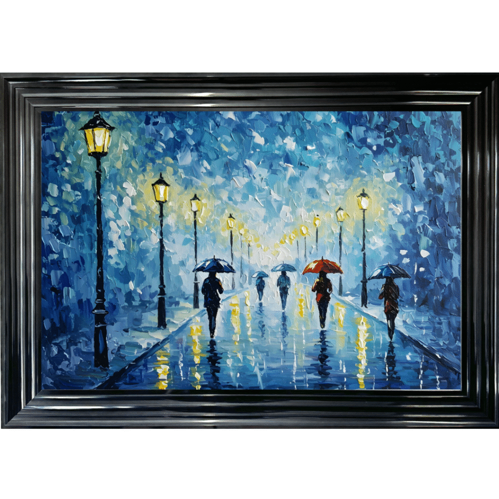 Evening Rain - Framed Wall Art