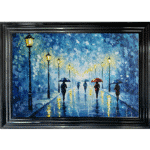 Evening Rain - Framed Wall Art