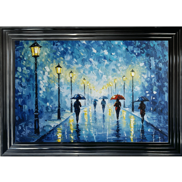 Evening Rain - Framed Wall Art