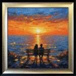 Where Love meets light - Framed Wall Art
