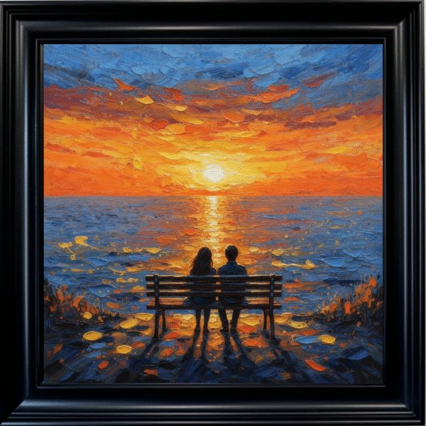Where Love meets light - Framed Wall Art