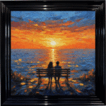 Where Love meets light - Framed Wall Art