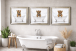 Tiger Cub in the Bath - Framed Picture - Image 2