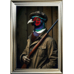 Pheasant Revenge - Framed Animal Wall Art
