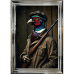 Pheasant Revenge - Framed Animal Wall Art