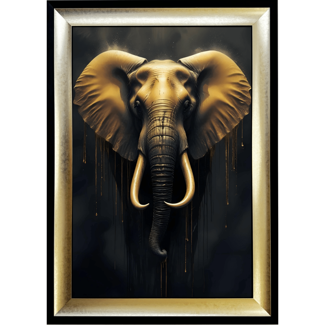 Black and Gold Animal Wall Art
