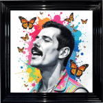 Freddie Mercury - Colour Splash Wall Art