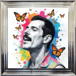 Freddie Mercury - Colour Splash Wall Art