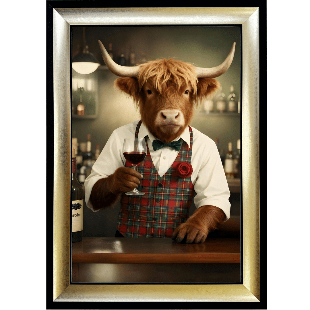 Animals Wearing Clothes Wall Art