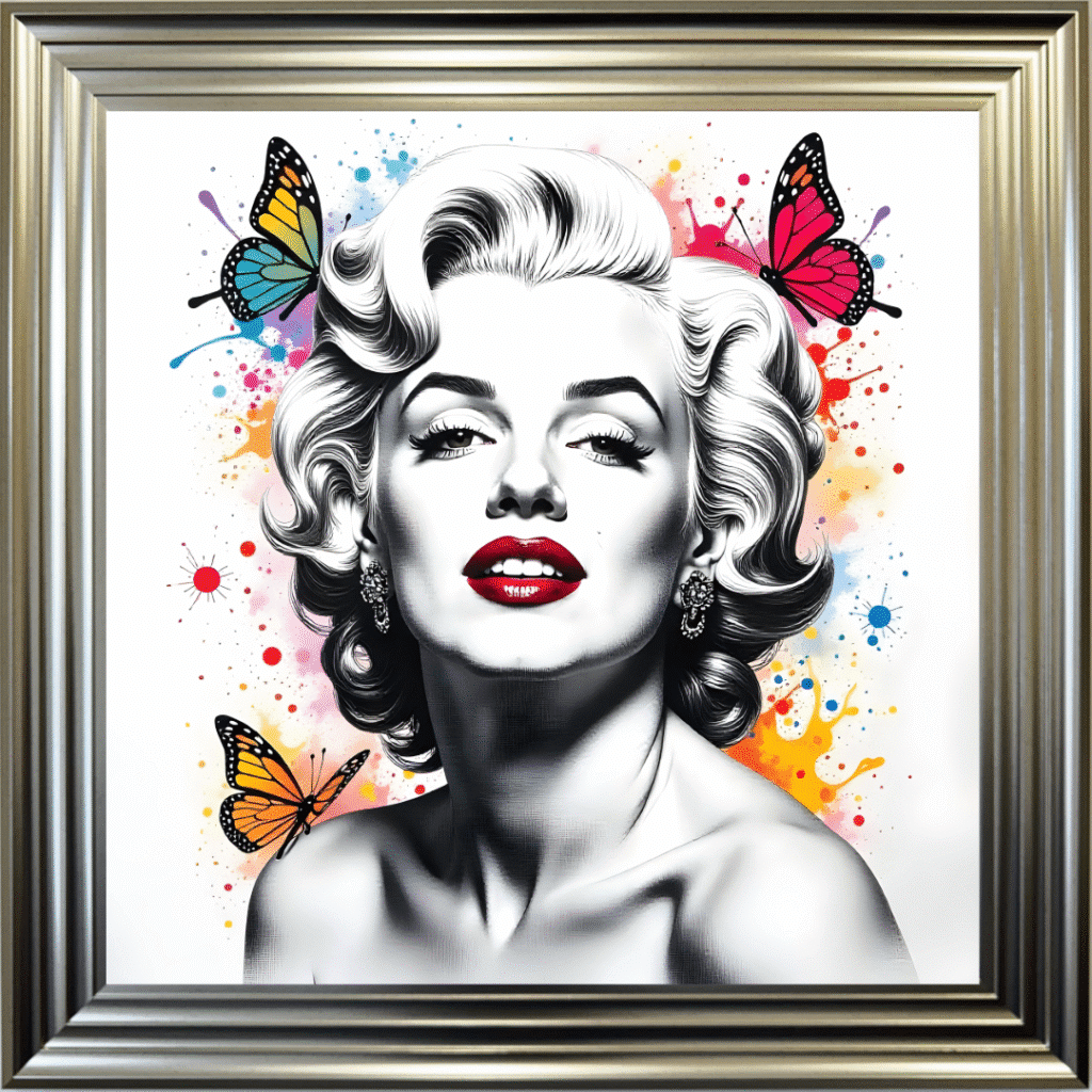 Marilyn Monroe - Colour Splash Framed Wall Art
