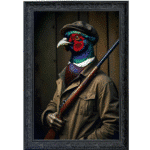 Pheasant Revenge - Framed Animal Wall Art