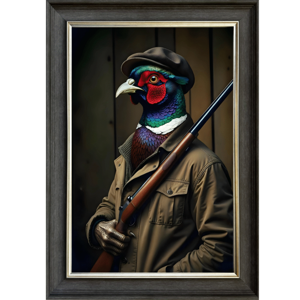 Pheasant Revenge - Framed Animal Wall Art
