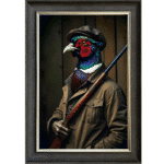 Pheasant Revenge - Framed Animal Wall Art