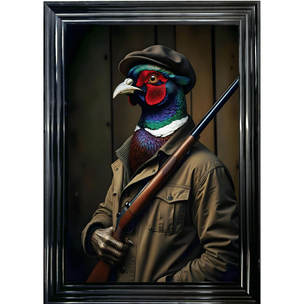 Pheasant Revenge - Framed Animal Wall Art