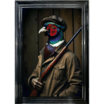 Pheasant Revenge - Framed Animal Wall Art