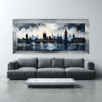 London - Framed Abstract Wall Art - Image 4