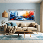 Paris - Framed Abstract Wall Art - Image 3
