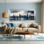 London - Framed Abstract Wall Art - Image 3