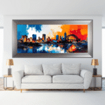 Sidney - Framed Abstract Wall Art - Image 2
