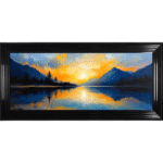 Morning Calm - Framed Abstract Wall Art