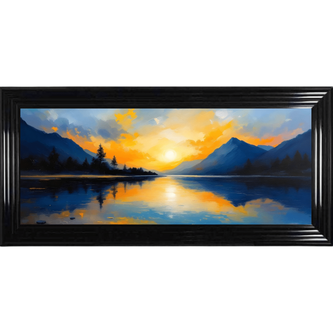 Untitled - 2025-12-10T123254.805 Morning Calm - Framed Abstract Wall Art