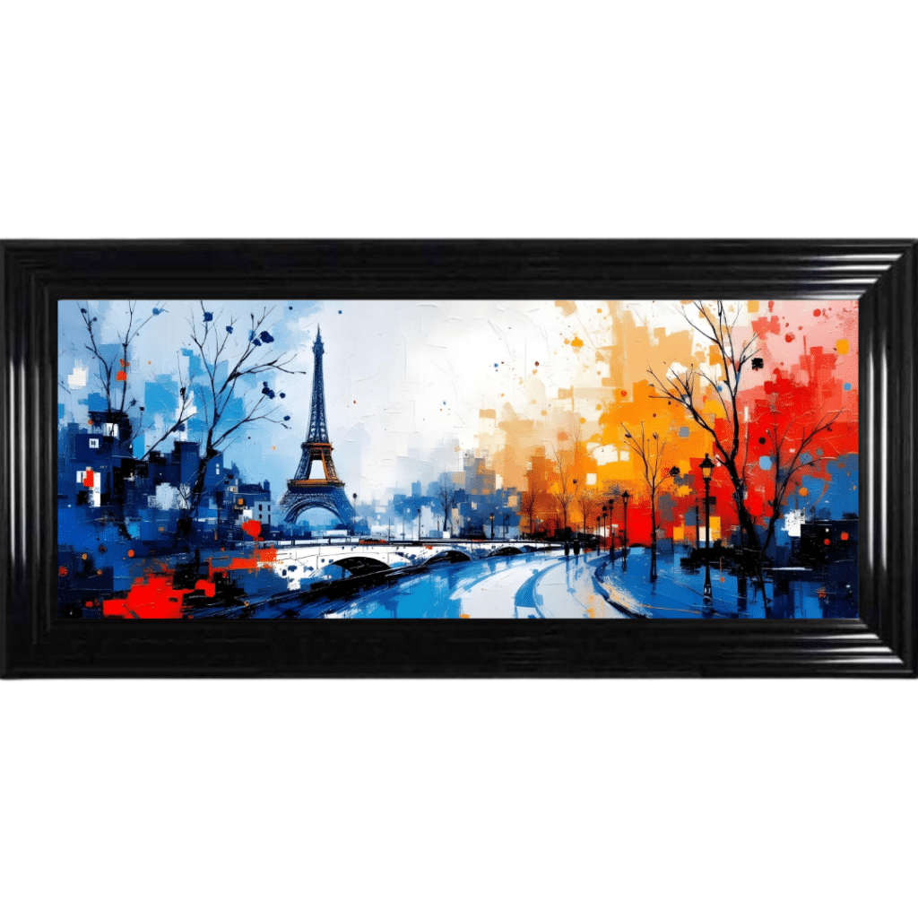 Paris - Framed Abstract Wall Art