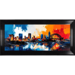 Sidney - Framed Abstract Wall Art