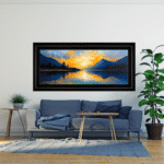Morning Calm - Framed Abstract Wall Art - Image 4