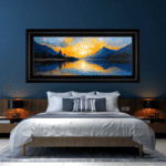 Morning Calm - Framed Abstract Wall Art - Image 3