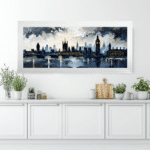 London - Framed Abstract Wall Art - Image 2
