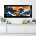 Fury - Framed Abstract Wall Art - Image 4