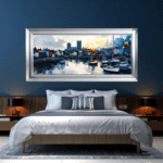 The Bay - Framed Abstract Wall Art - Image 3