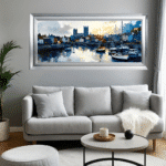 The Bay - Framed Abstract Wall Art - Image 4