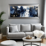City Hussle - Framed Abstract Wall Art - Image 4