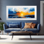 Natures Sunrise - Framed Abstract Wall Art - Image 3