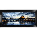 City Castle - Framed Abstract Wall Art