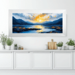 The Lakes - Framed Abstract Wall Art - Image 4