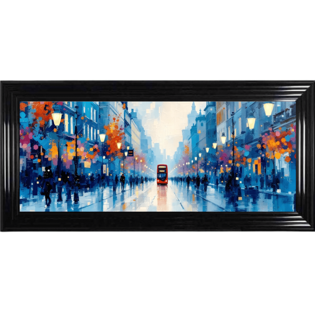 The City Rhythm - Framed Abstract Wall Art