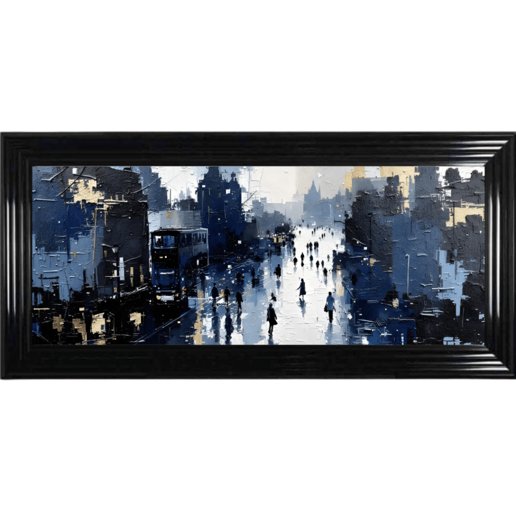City Hussle - Framed Abstract Wall Art