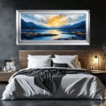 The Lakes - Framed Abstract Wall Art - Image 3