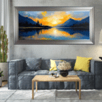 Morning Calm - Framed Abstract Wall Art - Image 2