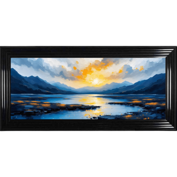 The Lakes - Framed Abstract Wall Art