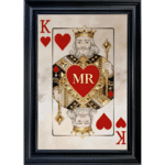 MR Playing Card- Framed Playing Card Wall Art