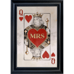 MRS Playing Card - Framed Playing Card Wall Art