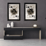 King of Hearts - Personalised Framed Playing Card Wall Art - Image 3