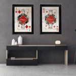 Ace of Diamonds - Personalised Framed Playing Card Wall Art - Image 11